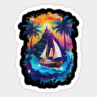 Art Nature Travel Sticker